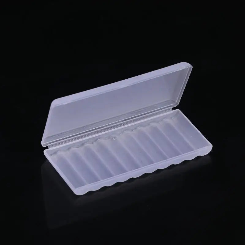 107*50*13mm Hard Container Holder Case 10 Slot Battery Storage Box For AAA Plastic Battery Organizer Accessories Peaceful Pleasures Health and Wellness