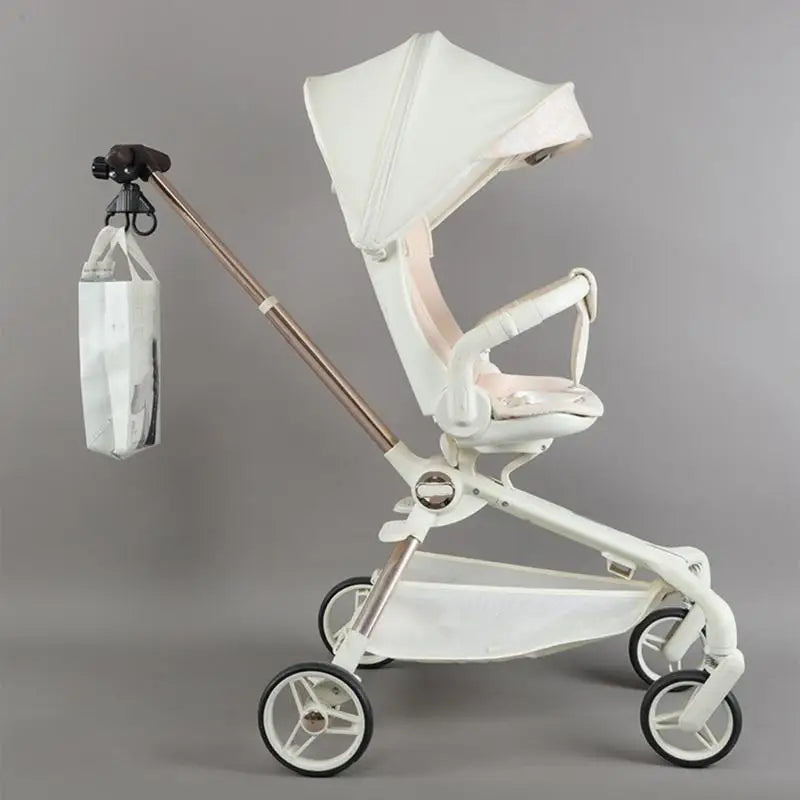 Heavy Duty Stroller Hook 360° Rotating – Easy Clip-On, No Tools