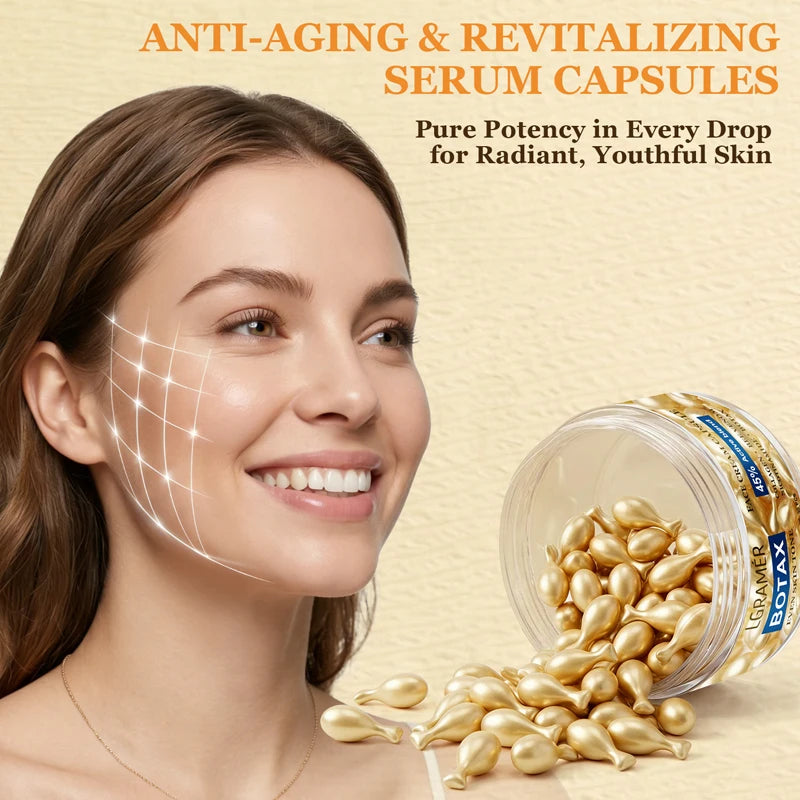 Niacinamide Brightening Essence Capsules, Deep Nourishing Hydrating Facial Serum, Portable Anti-Aging Skin Care Capsules Peaceful Pleasures Health and Wellness