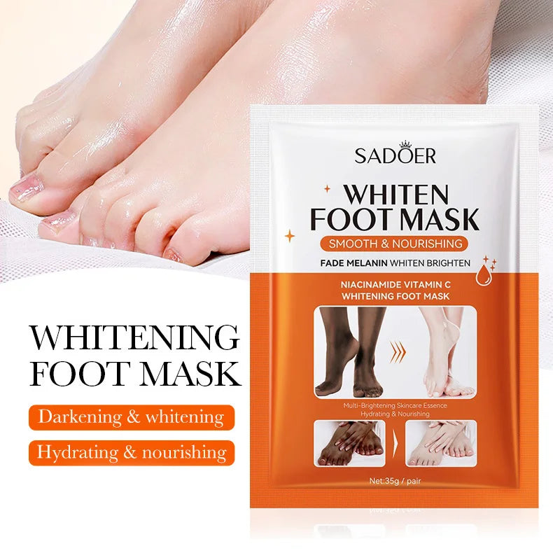 SADOER Niacinamide Foot Peel Mask – Callus Remover & Moisturizer