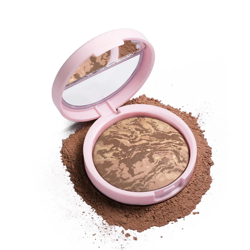 Baked Color Correcting Powder Foundation – Demi-Matte Finish