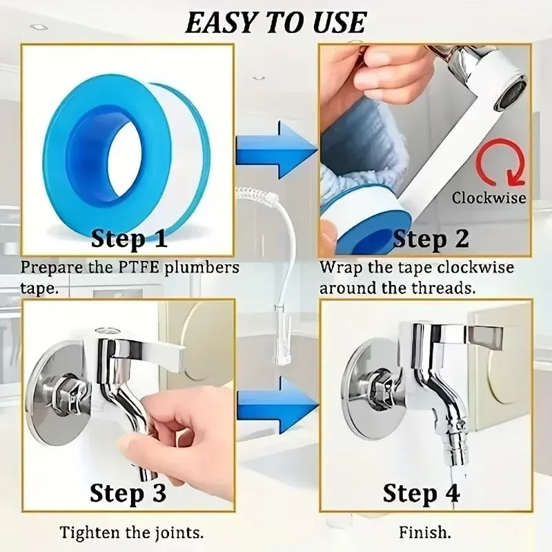 Waterproof Thread Seal Tape | Plumbing Leak Repair Sealant