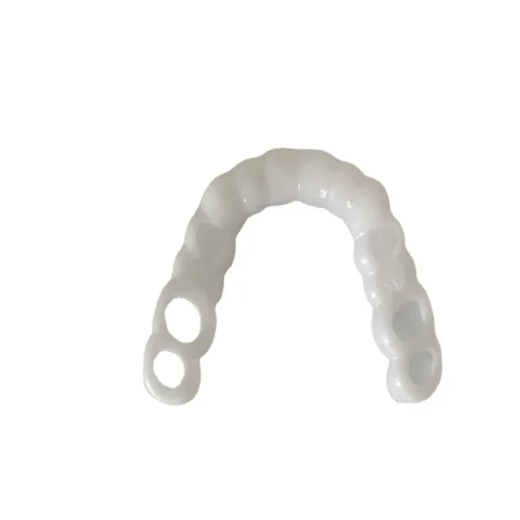 1 Pair Snap on Teeth Veneers for Men and Women Cover The Imperfect Teeth Fake Tooth Instant Confidence Smile Temporary Teeth Peaceful Pleasures Health and Wellness 1 pair