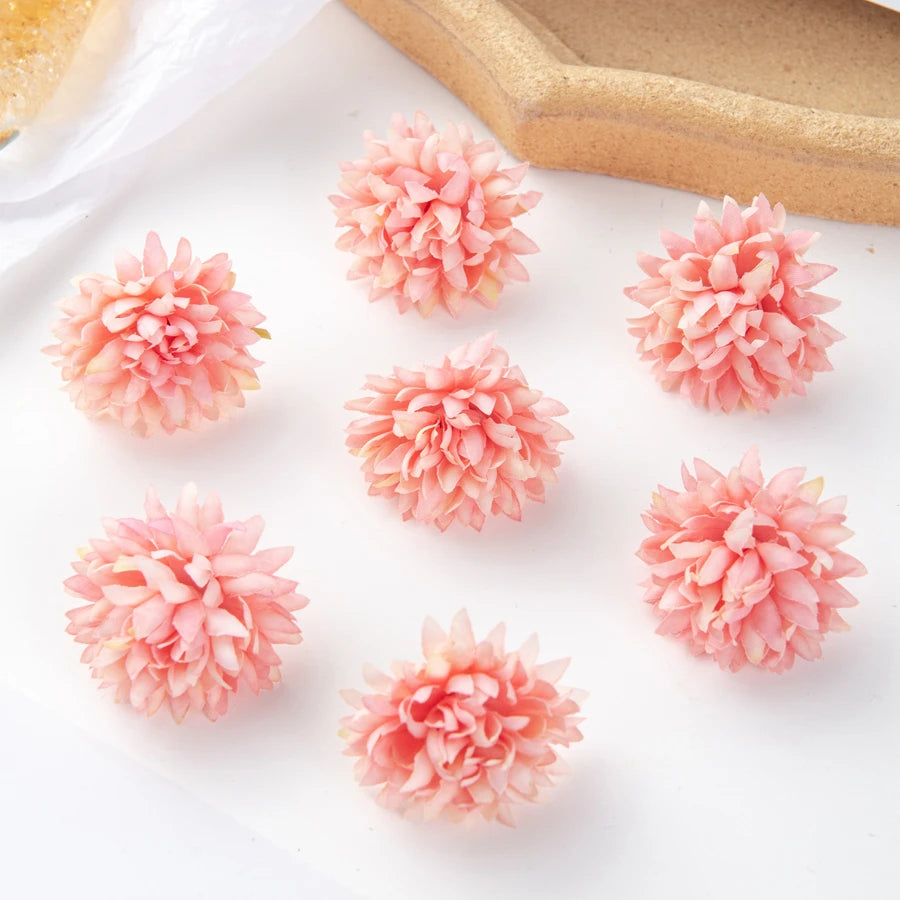 50/100 Silk Carnation Flower Heads – Wedding & DIY Décor