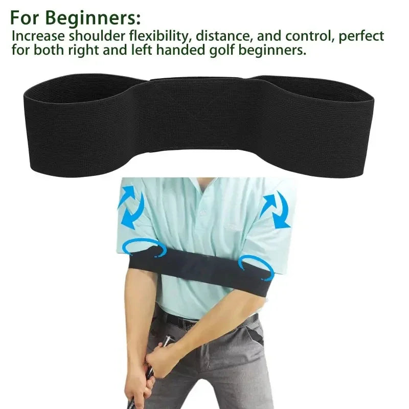 Golf Swing Trainer Arm Band | Posture Corrector for Beginners Golf Training Aid Peaceful Pleasures Health and Wellness