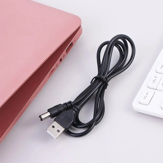 3.5mm Charging Cable USB Cables Adapter Cable Power Boost Line USB to DC 3.5mm Connector Cable 5.5*2.1mm Power Charger Cable Peaceful Pleasures Health and Wellness