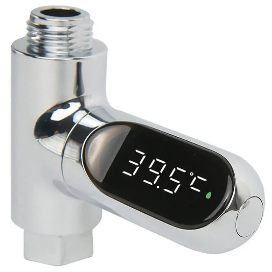 LED Digital Water Thermometer 5-85℃ High Accuracy Baby Care Energy Smart Meter Bathroom Shower Self-Powered Temperature Monitor Peaceful Pleasures Health and Wellness 2nd Generation