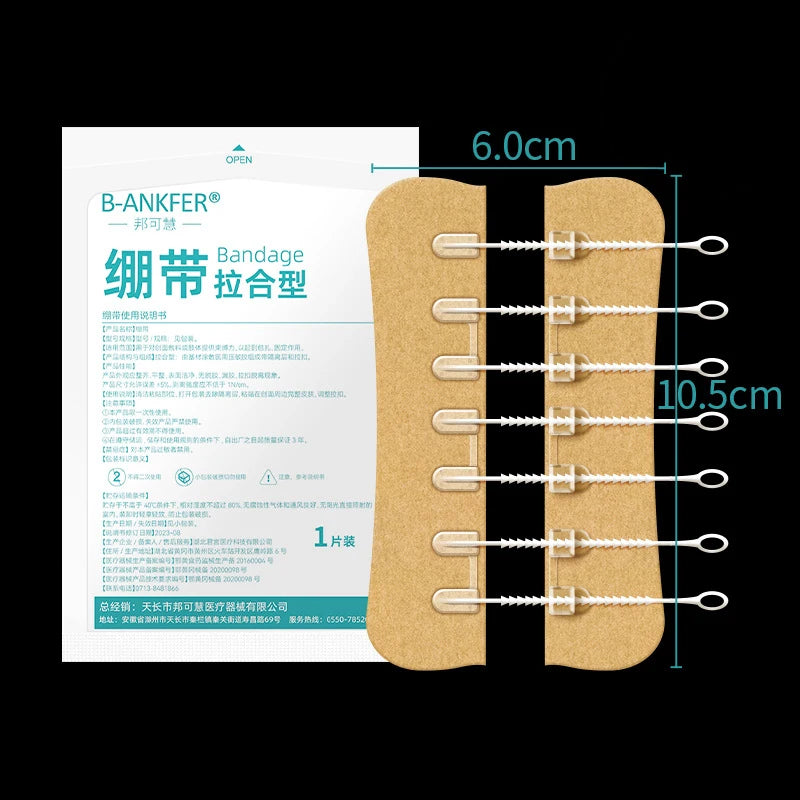 Zipper Wound Closure Patch – Suture-Free Hemostatic Bandage