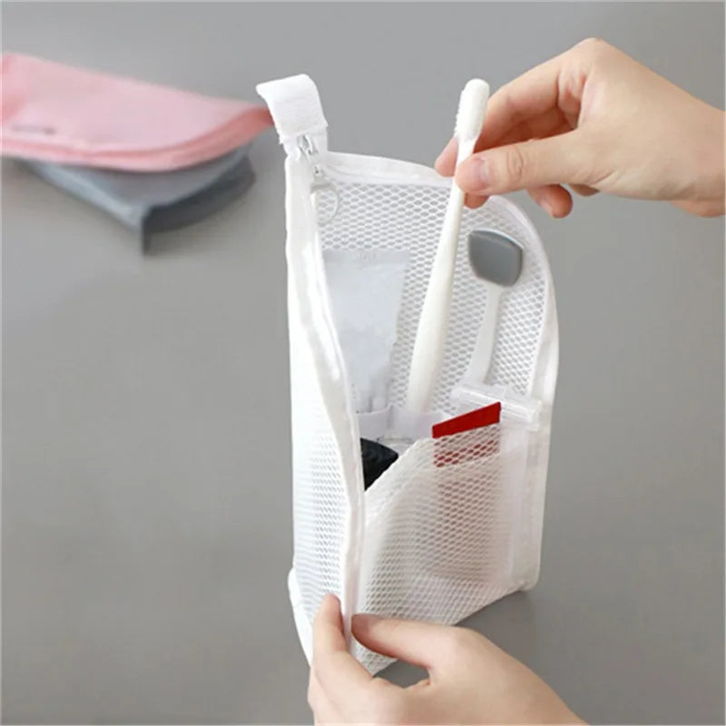 EVA Mesh Cosmetic Bag – Travel Makeup Organizer Pouch