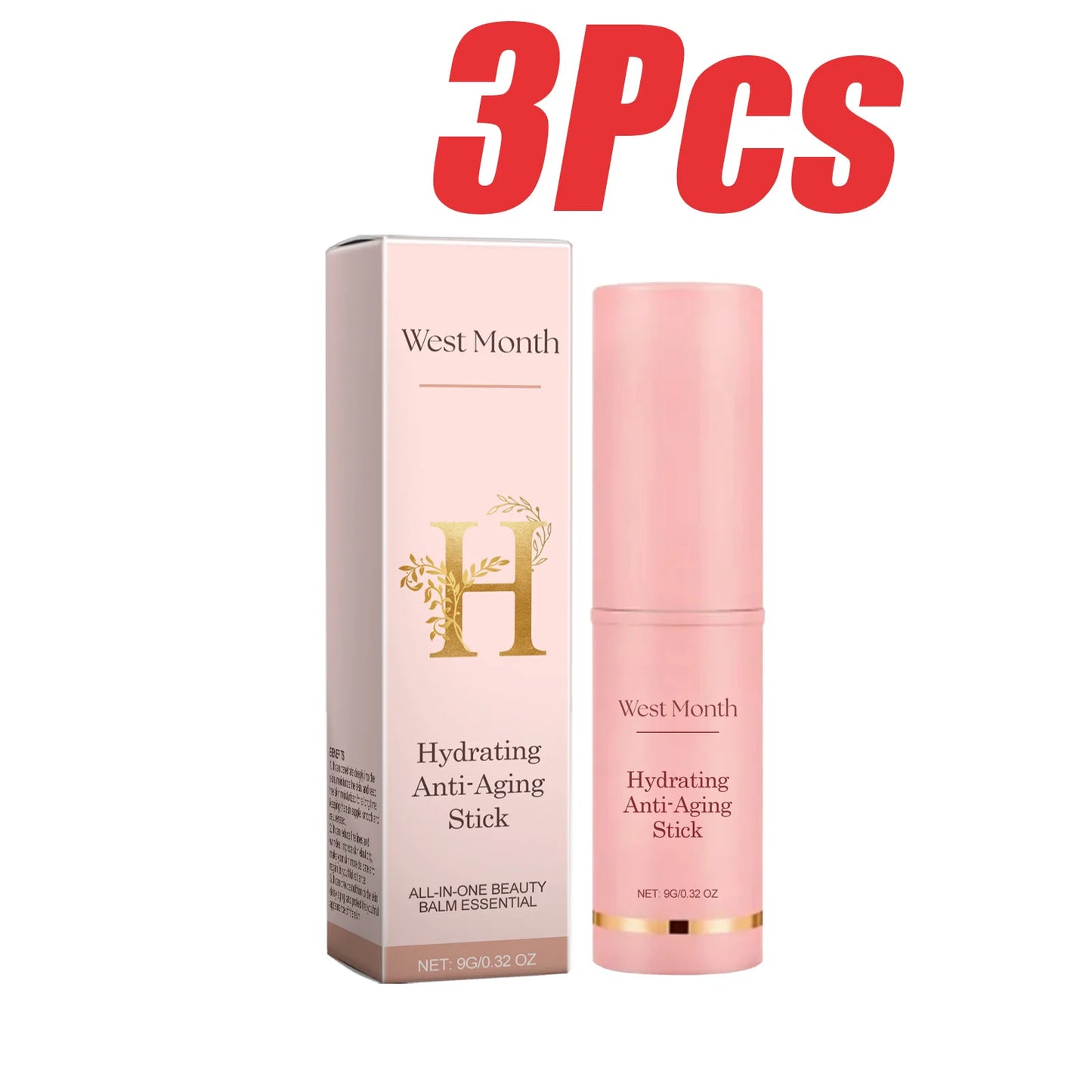 Collagen Firming Balm Stick – Hyaluronic Acid Anti-Aging Peaceful Pleasures Health and Wellness 3PCS