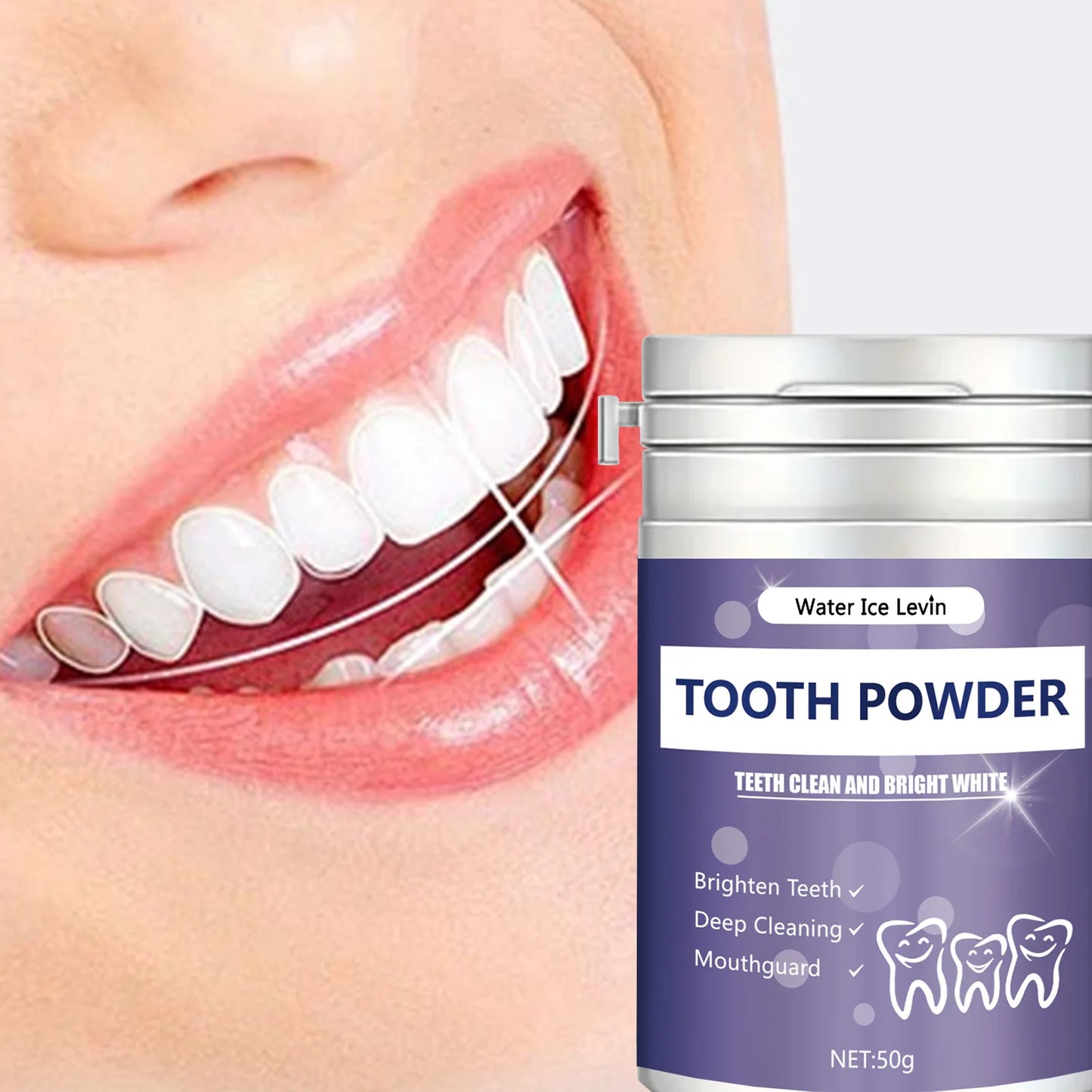 Pearl Tooth Powder – Fresh Breath & Stain Removing | 50g