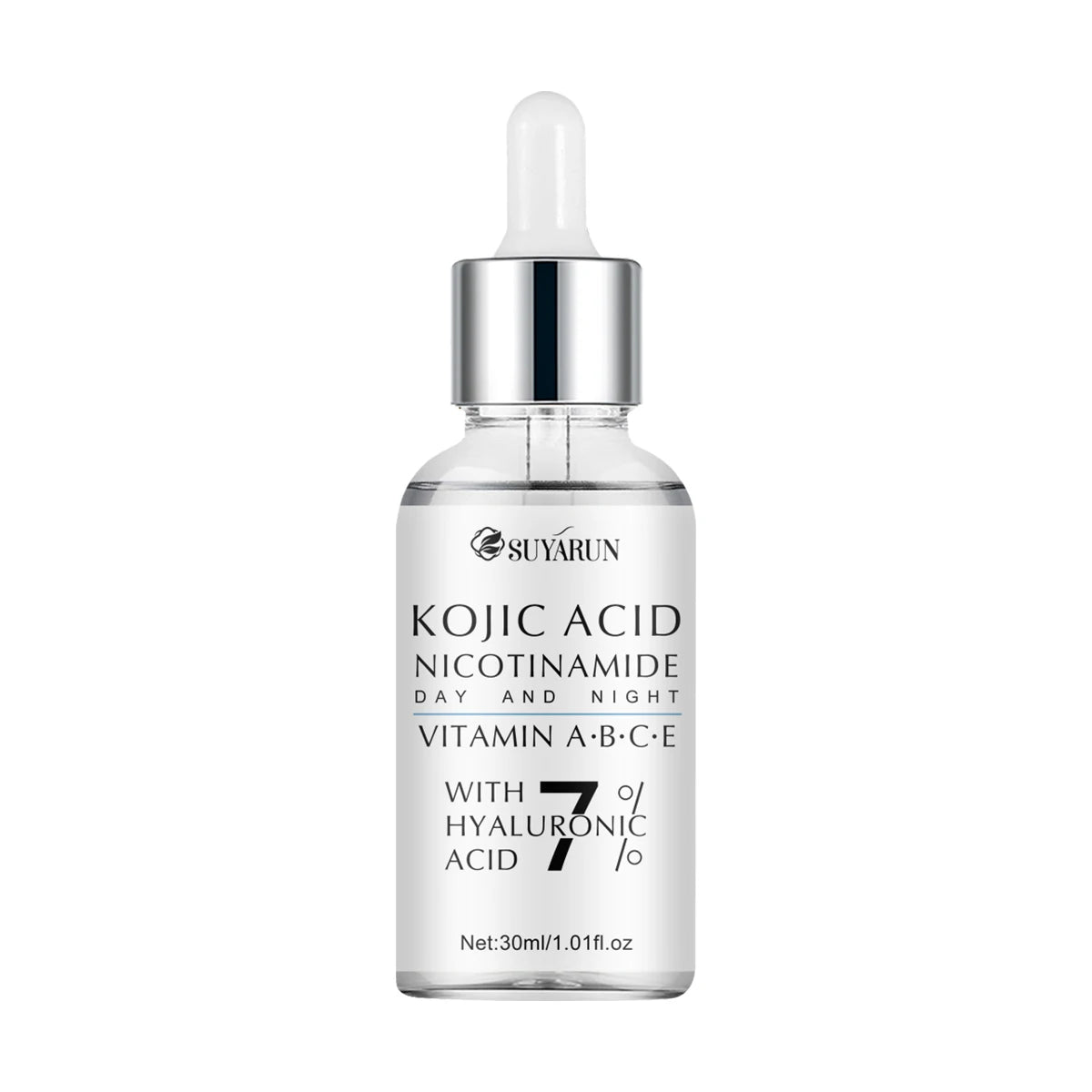 SUYARUN Kojic Acid & Niacinamide Brightening Serum - Hydrating Anti-Aging Face Treatment for Dark Spots, Even Skin Tone. Peaceful Pleasures Health and Wellness 30ml