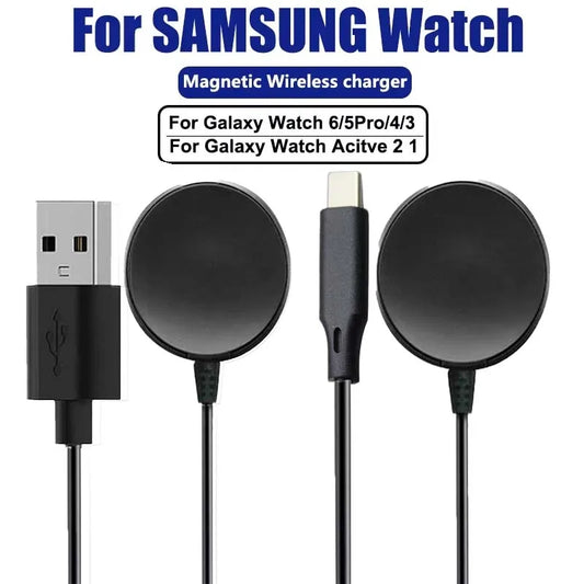 Magnetic Charger for Samsung Galaxy Watch 7 Ultra FE 6 5 Pro Fast Charging USB C For Samsung Watch 4 3 2 1 Universal Charging Peaceful Pleasures Health and Wellness