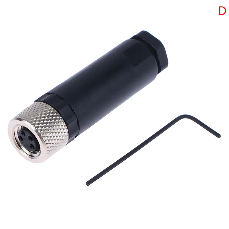 M8 Waterproof Sensor Connector Set – 3/4 Pin Male & Female Plugs Sensor Connector Peaceful Pleasures Health and Wellness 4Pin Female