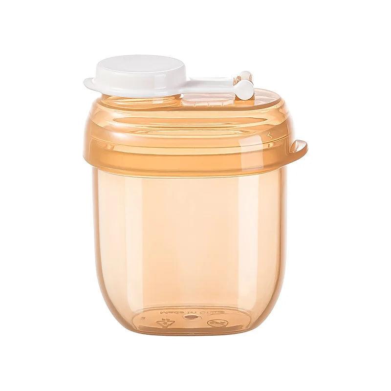 Food Grade Snack Storage Box Portable Outdoor Sealed Container High Temperature Resistant Leak Proof Durable Kids Organizer Box Peaceful Pleasures Health and Wellness Orange