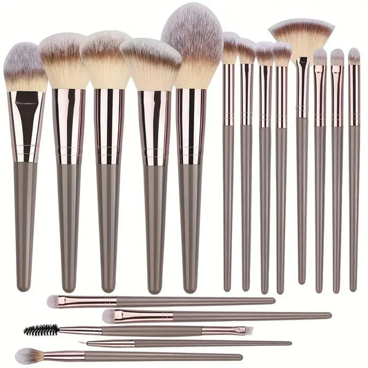 RUNTOIN 20-Piece Makeup Brush Set – Soft Fluffy Cosmetic Brushes
