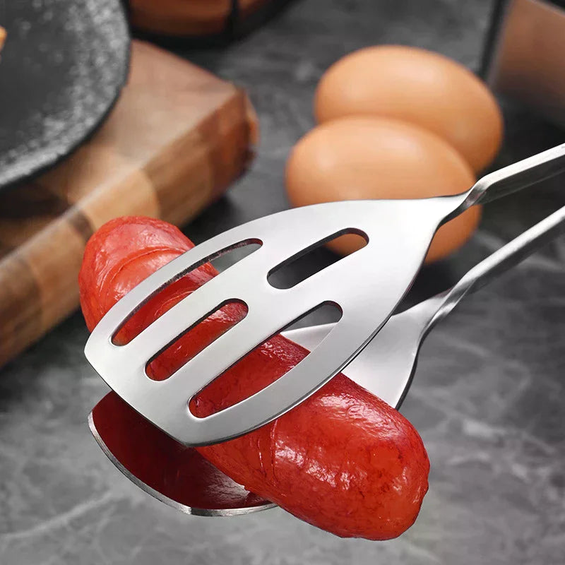 10" Stainless Steel Kitchen Tongs | Cooking & Serving Tongs