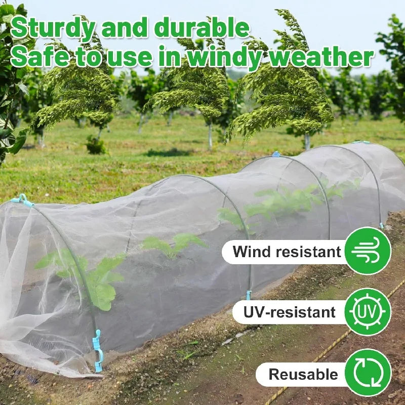 Garden Netting Plant Cover – UV-Resistant Pest & Bird Barrier