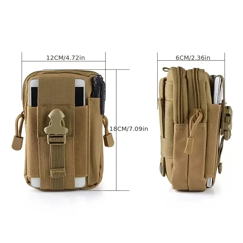 Camouflage Tactical Fanny Pack | Hiking Running Belt Bag