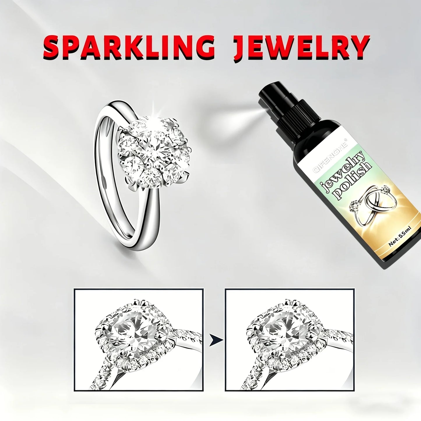 Jewelry Polishing Spray – Tarnish & Oxidation Remover