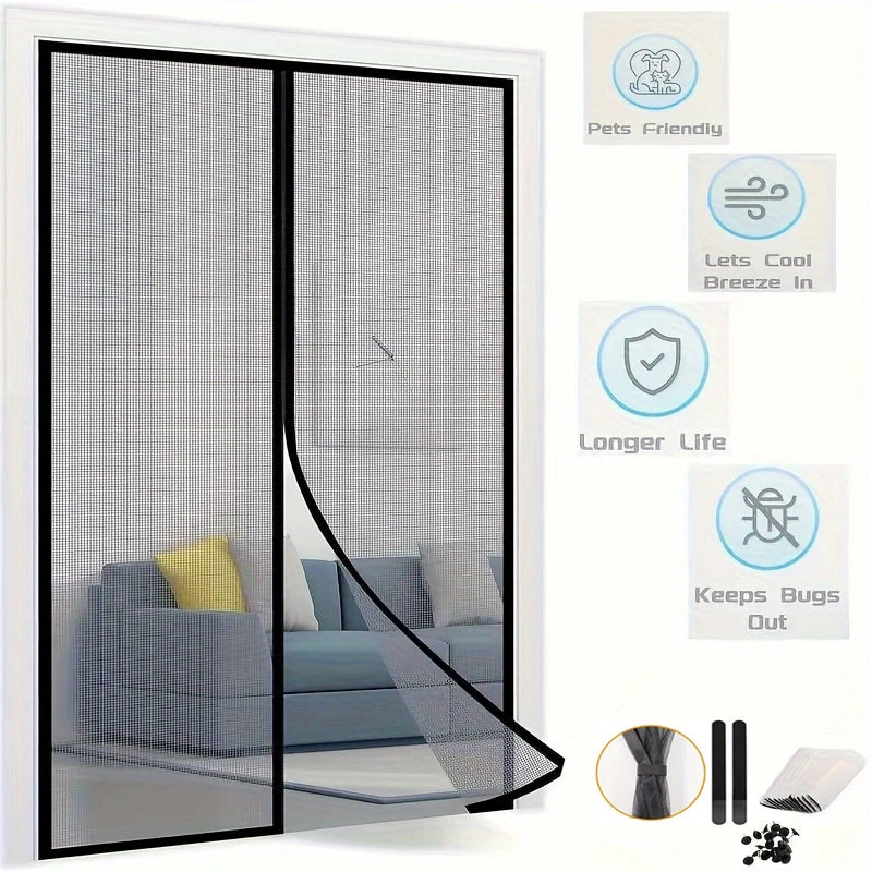 Door Mosquito Net Screen Mosquitoes Moustique Curtain For House Home Mesh Magnetic Automatic Curtains Anti Fly Insect Mosquitera Peaceful Pleasures Health and Wellness