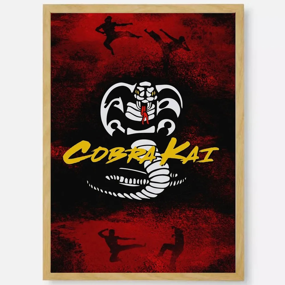 Cobra Kai HD Waterproof PVC Wall Poster | Home Décor Art Wall Art Poster Peaceful Pleasures Health and Wellness z3 30X40cmNoframe