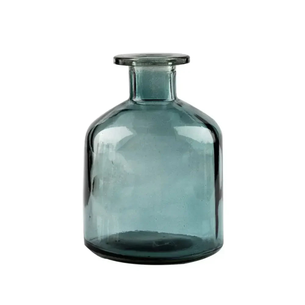 Transparent Glass Flower Vase | Modern Hydroponic Table Decor