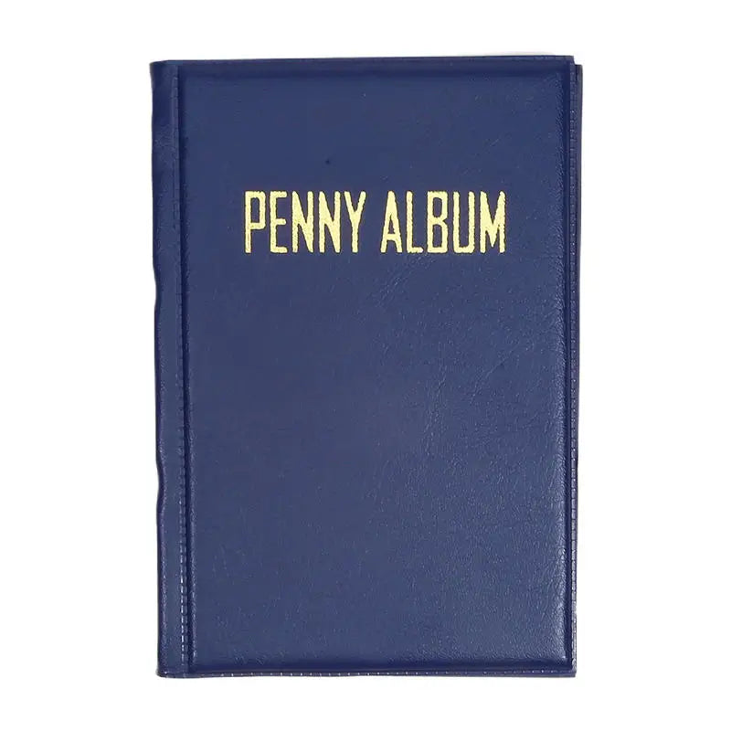 Coins Storage Album Coins Collection Book 108 Pockets Transparent PVC Multi-purpose Stamps Commemoration Home Supplies Peaceful Pleasures Health and Wellness Blue