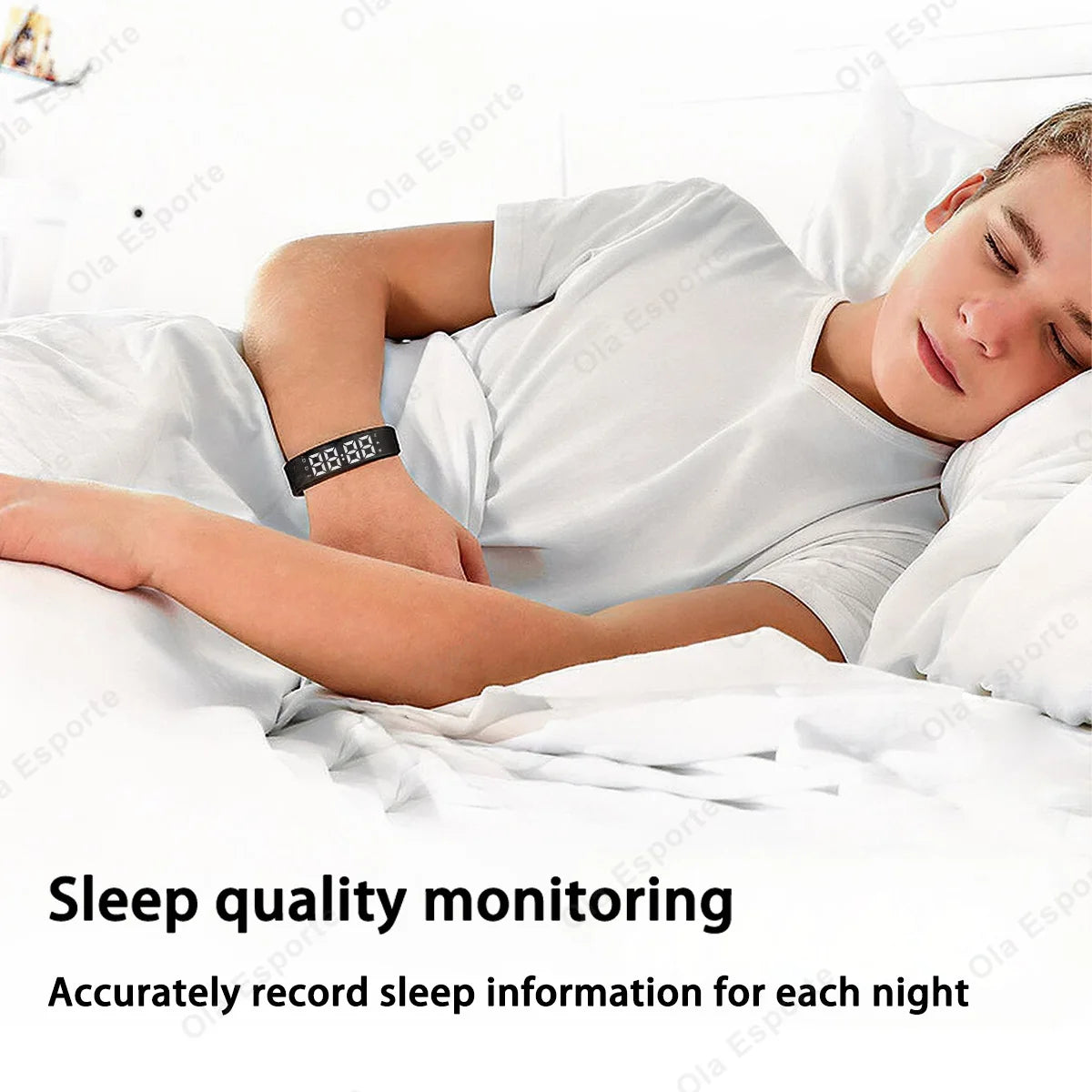 Ola Esporte HT30 LED Smart Band – Pedometer & Sleep Tracker
