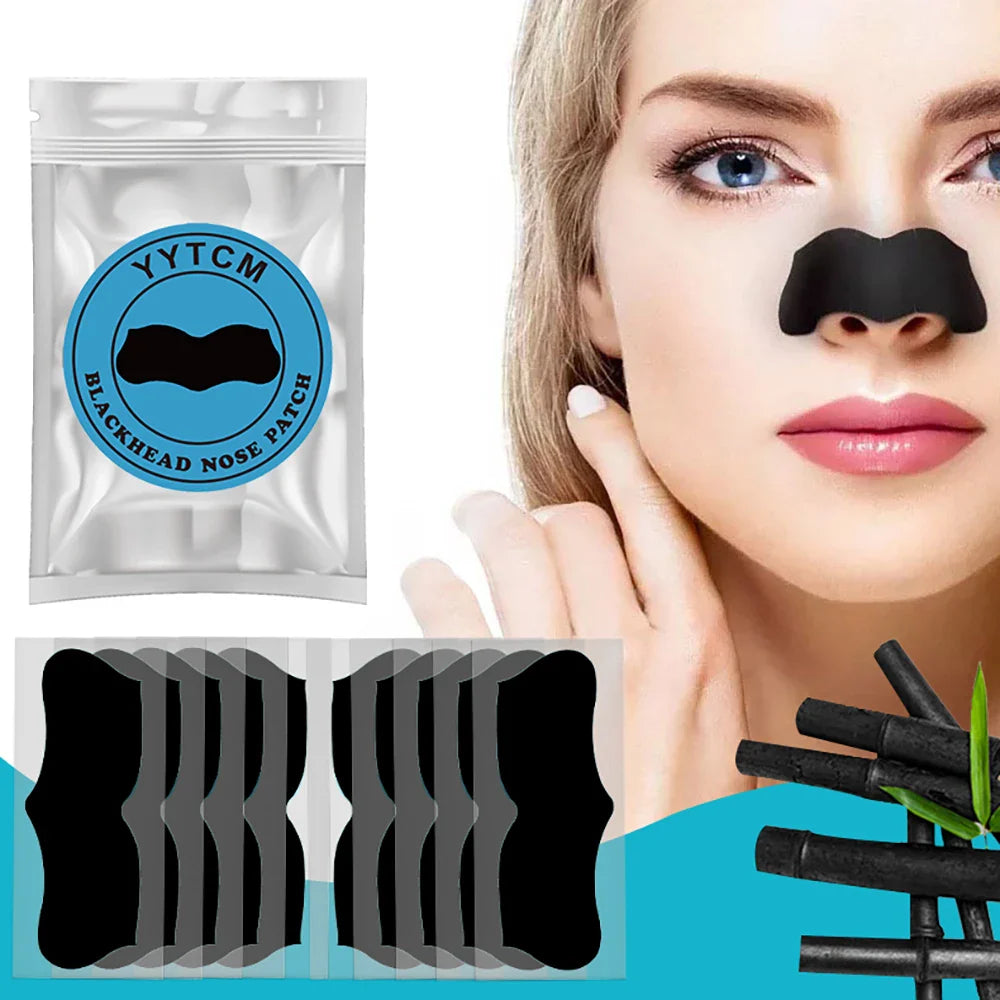 Bamboo Charcoal Nose Strips – Deep Cleansing Pore Strips
