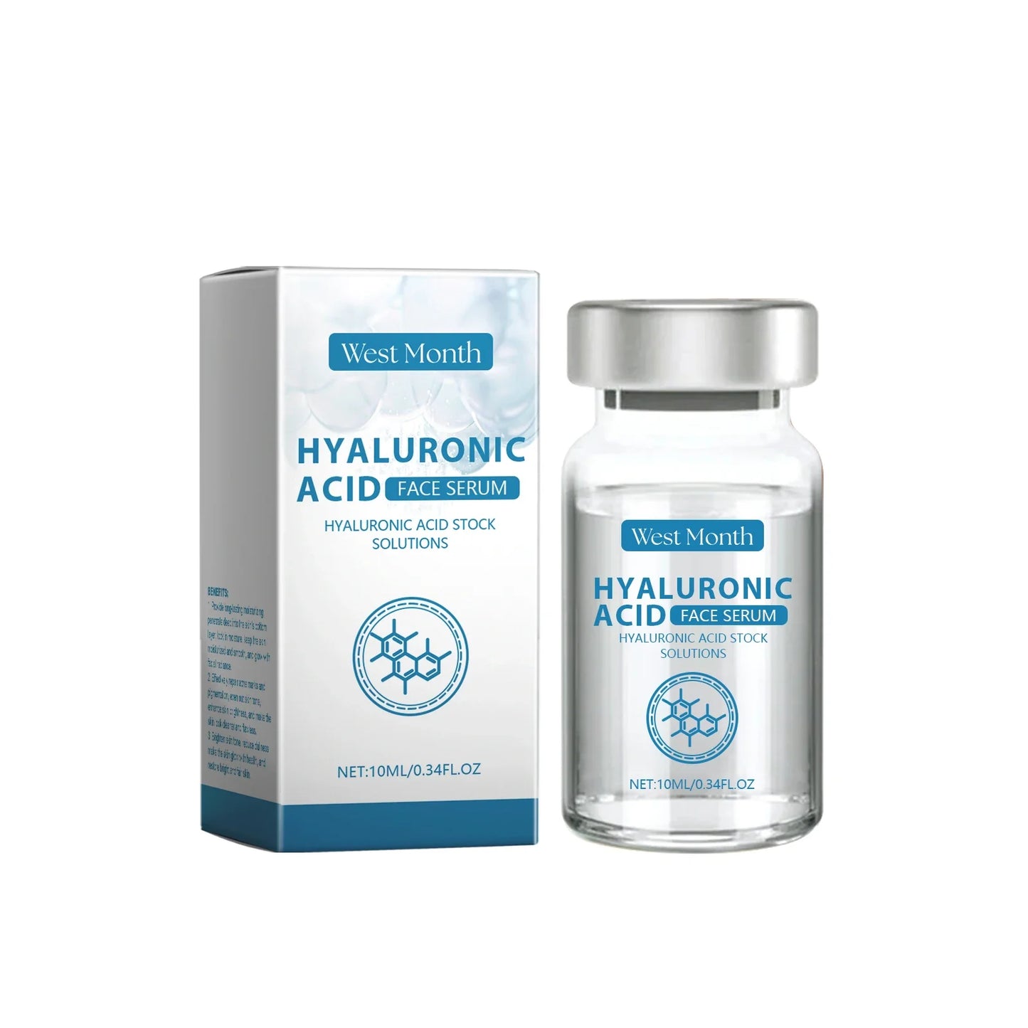 Hyaluronic Acid Facial Serum – Hydrate, Brighten & Minimize Pores Facial Serum Oasis Select 10ml