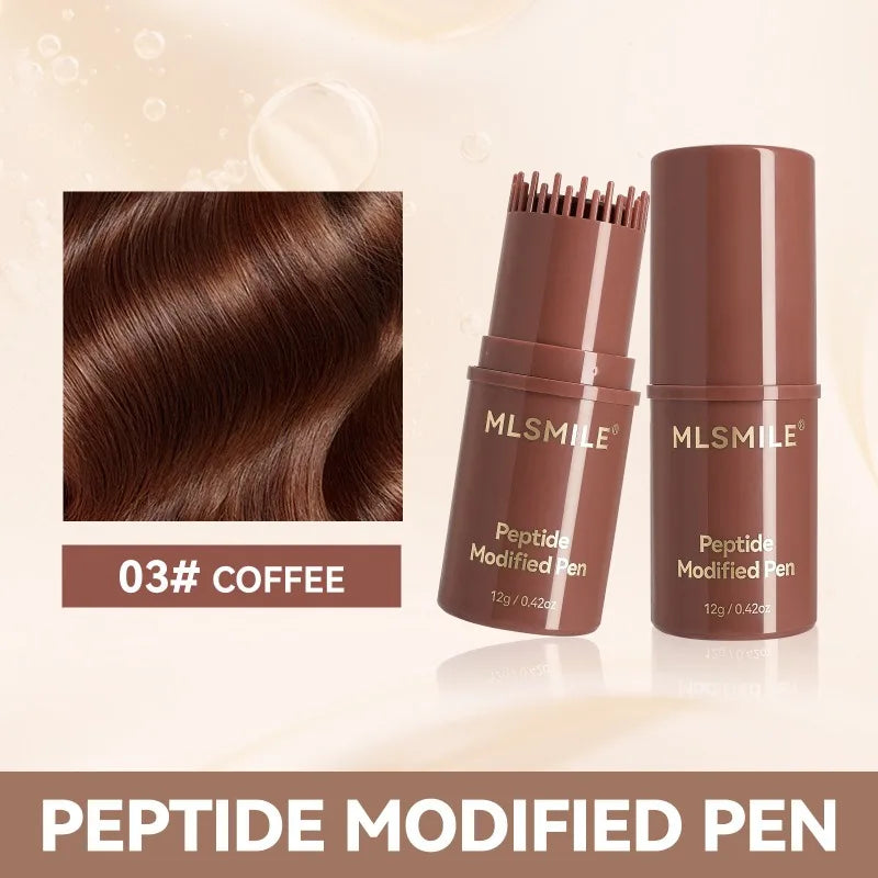 Temporary Hair Color Brush | 4 Shades Waterproof Root Touch-Up