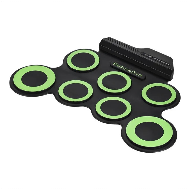 2025 Folding Silicone Hand Roll USB Electronic Drum Portable Practice