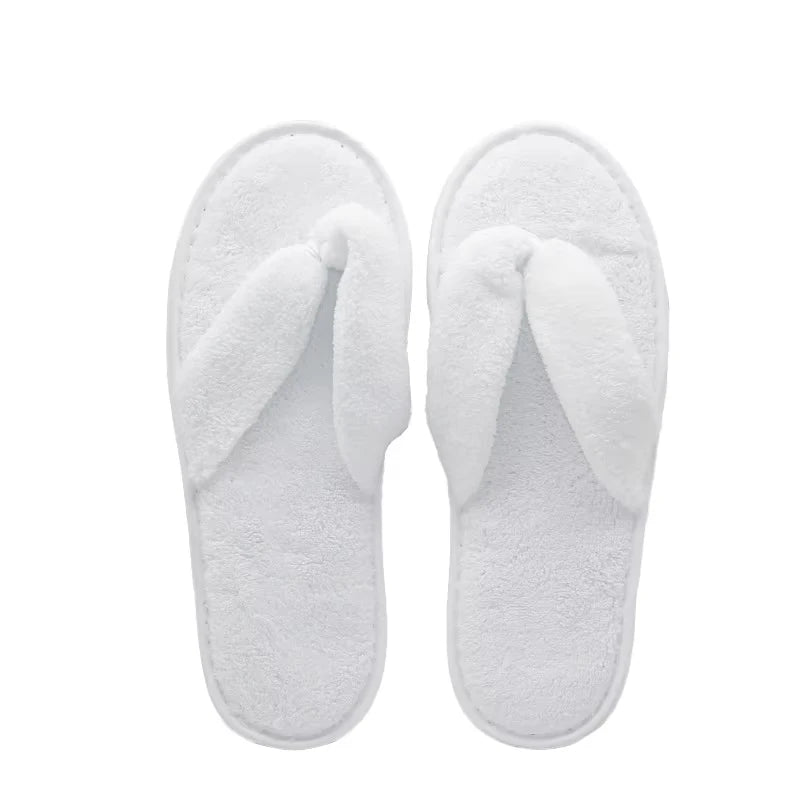 Soft Hotel Slippers Unisex Disposable SPA Guest Slides