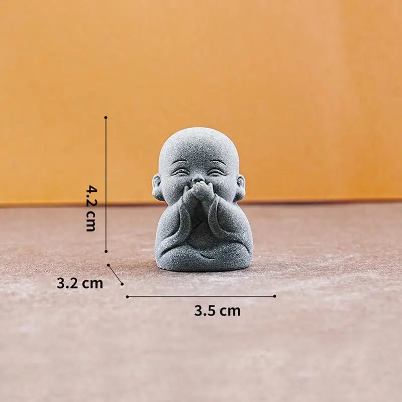 Zen Monk Statues | Resin Figurines for Meditation & Home Decor