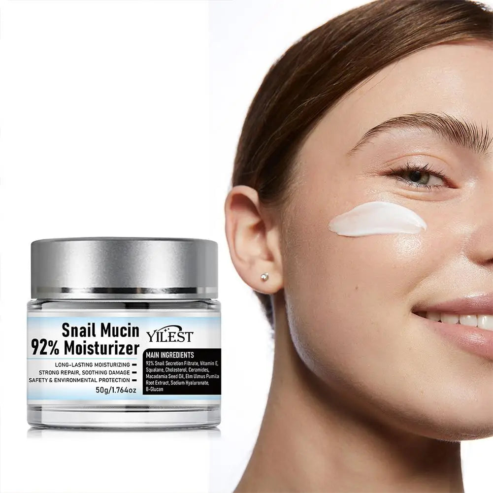 LAIKOU Snail Face Cream Hyaluronic Acid Moisturizer 25g/50g