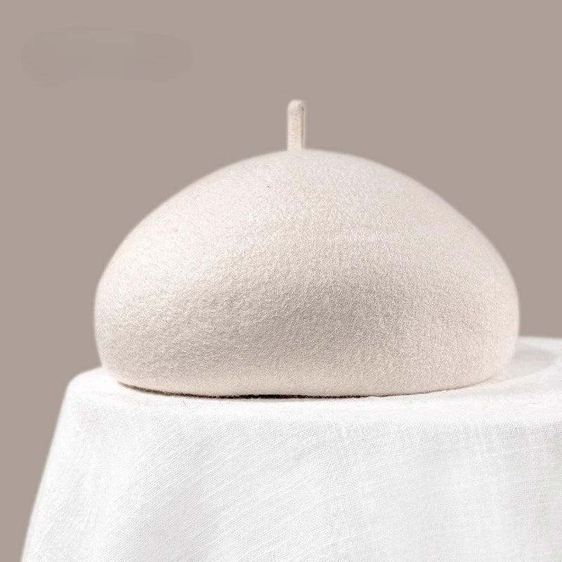 100% Wool Women's Winter Beret | French Painter Hat