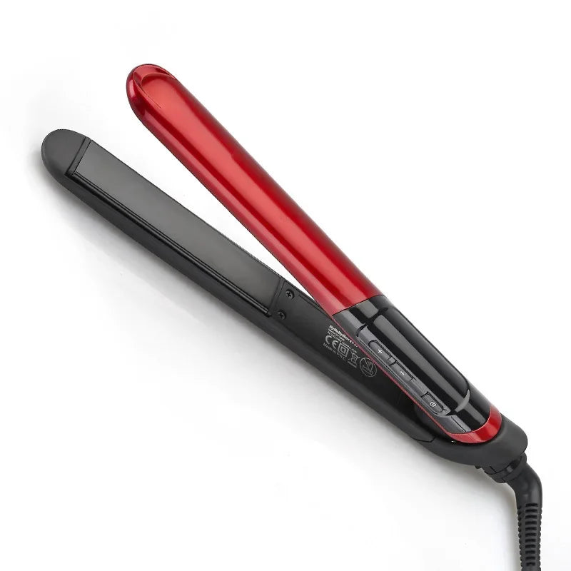 2-in-1 Tourmaline Ceramic Hair Straightener & Curler Flat Iron