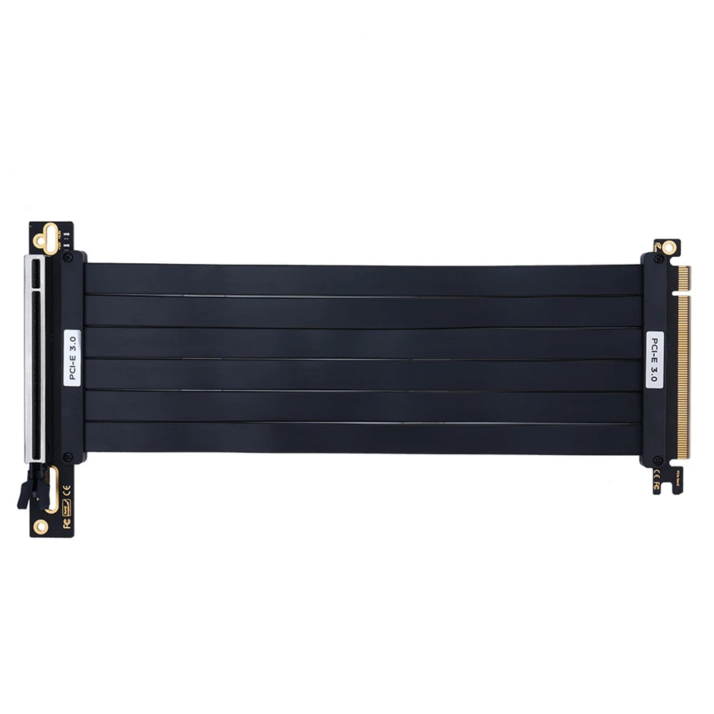 PCI-E3.0 PCI-E4.0 16X PCI-e Extension Cable Flexible Cable 90° 180° Riser Cable 20/25/30/35cm High Speed Extension Port Adapter Peaceful Pleasures Health and Wellness