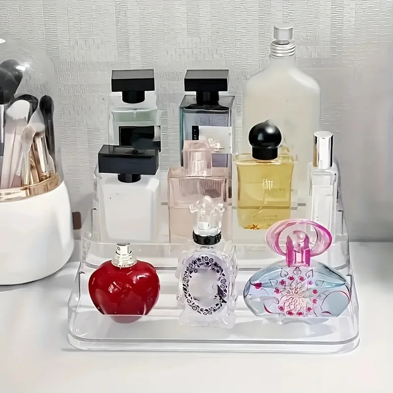 Clear Perfume & Cosmetic Storage Box – Countertop Organizer