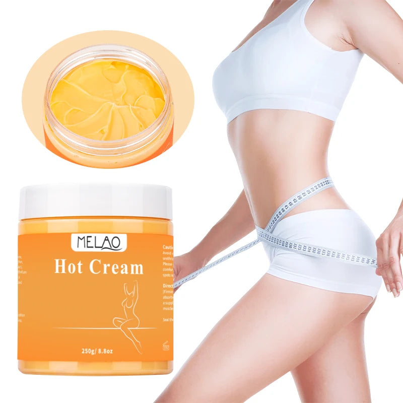 MELAO Hot Cream Gel – 87% Organic Anti-Cellulite Slimming Lotion