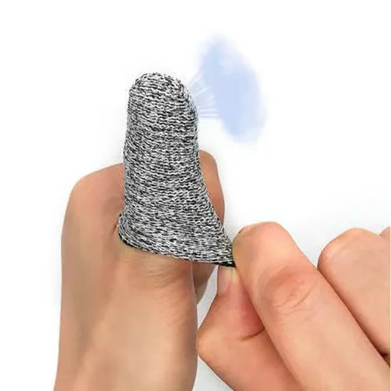10Pcs Cut Resistant Finger Cover 5 Grade Cutting Resistant Finger Cover Labor Protection Kitchen Cutting Finger Cover Peaceful Pleasures Health and Wellness