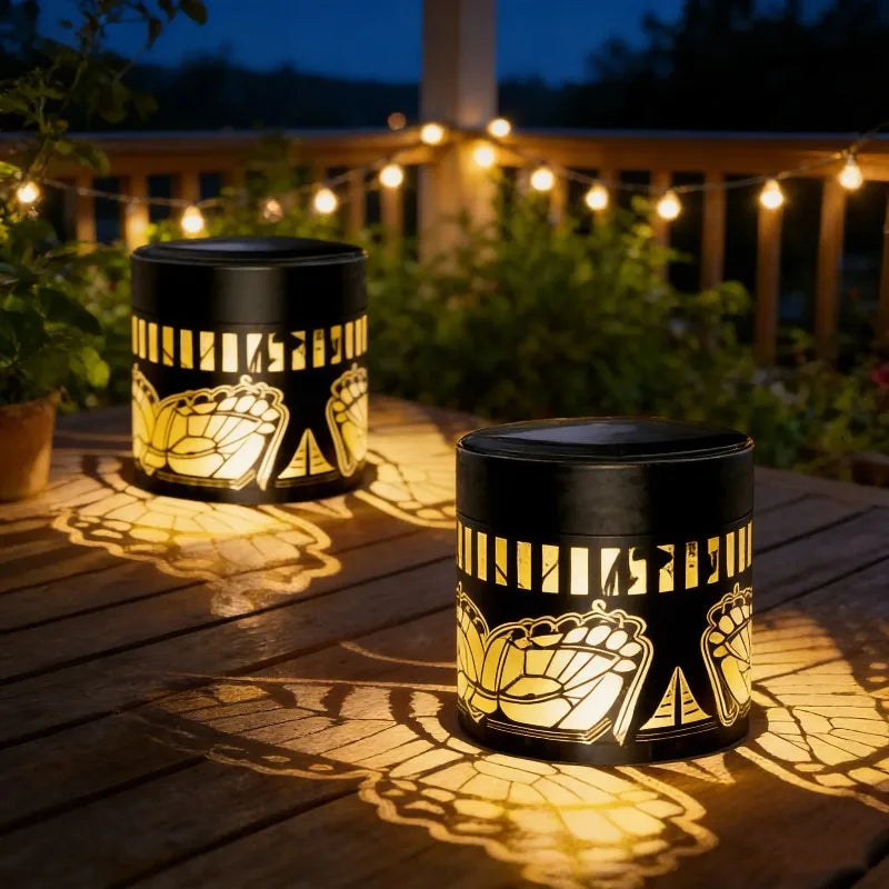 Butterfly Shadow Solar Garden Light – Waterproof LED Projector
