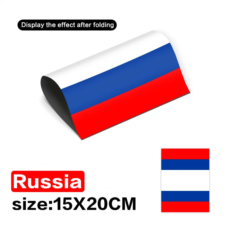 US Flag Car Sticker | Waterproof Patriotic Window Decal