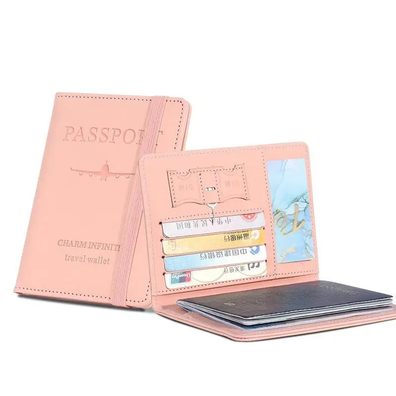 Waterproof PU Leather Passport Holder & Travel Wallet