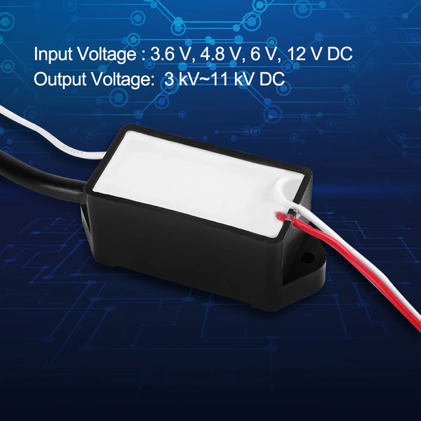 Pulse Coil Module High Voltage Generator DC3.6V/4.8V/6V/12V High Voltage Pulse Generator DC 3kV-11kV Super Electric Arc Module Peaceful Pleasures Health and Wellness