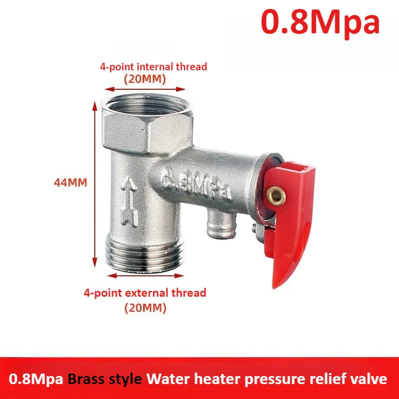 Brass Adjustable Pressure Relief Safety Valve | Water Systems