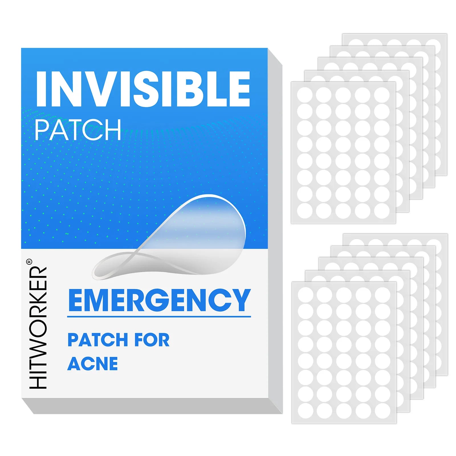 800/1200 Pieces/Set Hydrogel Acne Coverage Patches: Invisible Breathable Skin Care for All Skin Types (Unisex) Peaceful Pleasures Health and Wellness 800pcs