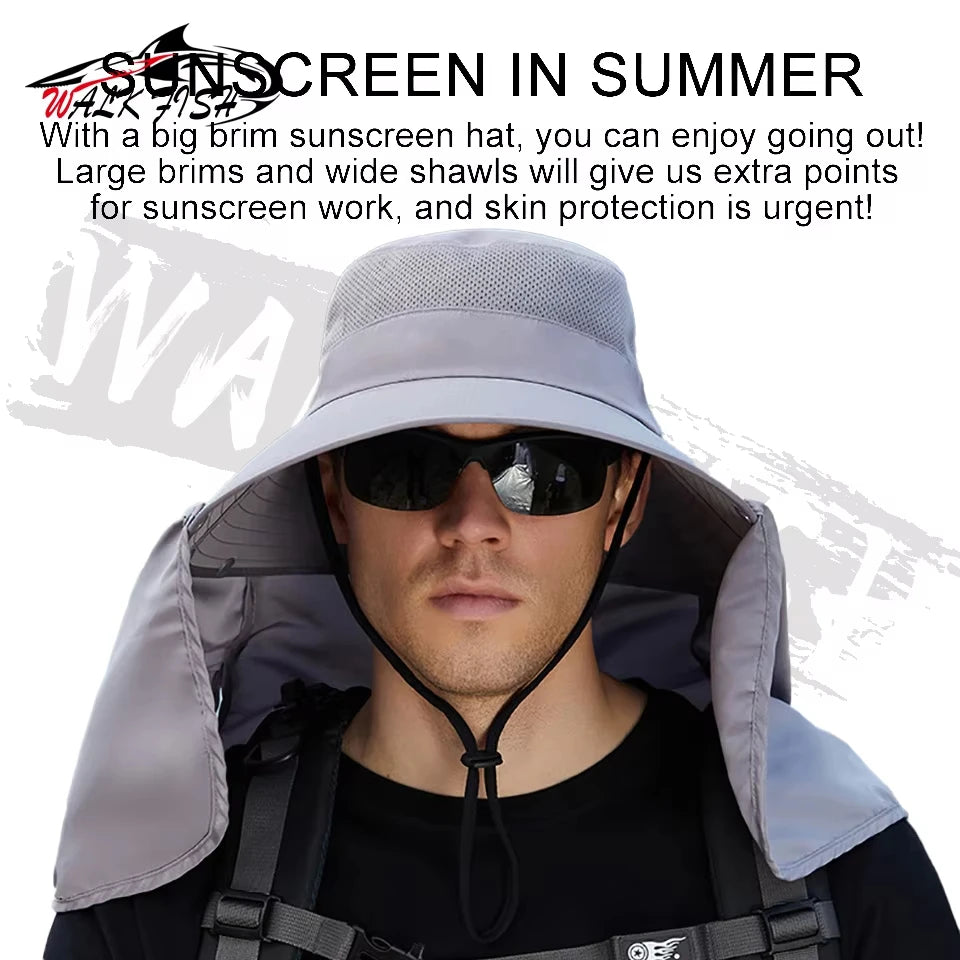 Summer Fishing Cap with UV Protection & Waterproof Mesh Peaceful Pleasures Health and Wellness