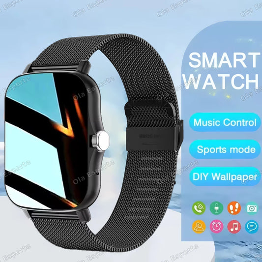 HW12 Smartwatch BT Calling Health Sleep Monitor 1.83" HD Screen Smartwatch Peaceful Pleasures Health and Wellness